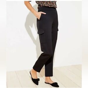 NWT LOFT Petite Pull-On Cargo Crop Pants